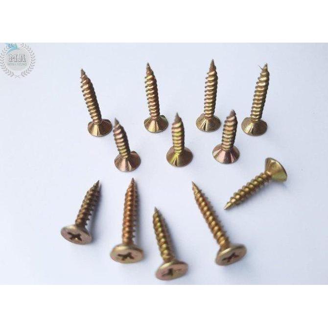 Baut Sekrup Kalsiboard Baut Skrup Kuning Grc Kalsi 6X1 Calcibord Allshop