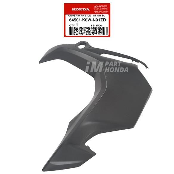 Stok Ready 64501-K0W-N01Zd Cover R Fr Side Sayap Kanan Adv 150 Hitam Dof - Order Langsung Dikirim