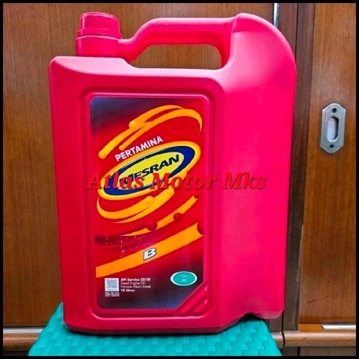 HOT DEAL [10LITER] OLI MESIN PERTAMINA MESRAN B40 PELUMAS MESIN DIESEL - 10 LITER 
