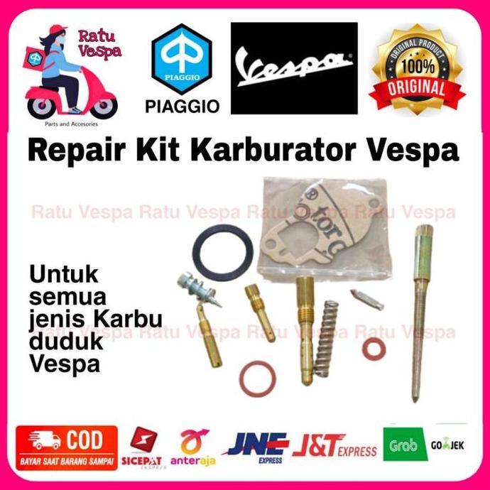 Repair Kit spuyer Vespa PX,Strada,Sera,Exclusive,Excel Karbu Motorcycle