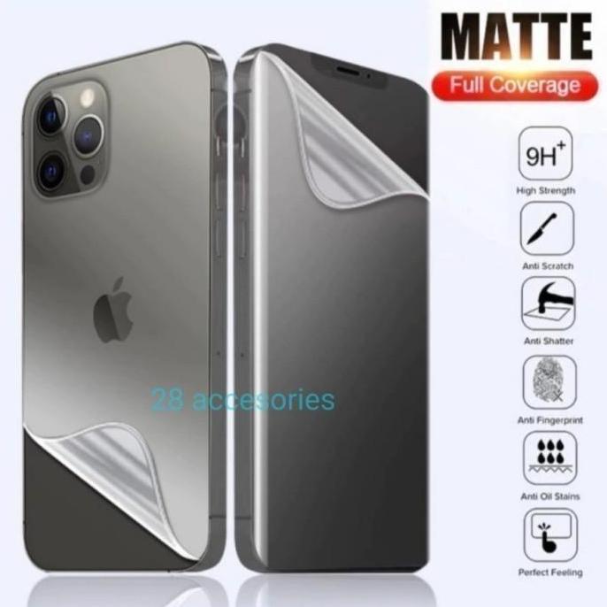 Xiaomi MiMax Mi Max 3 ANTI GORES JELLY HYDROGEL DEPAN BELAKANG MATTE
