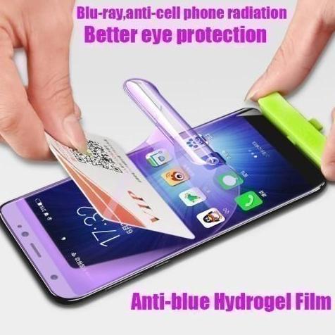 BLACKBERRY KEY ONE KEY TWO AURORA ANTI GORES JELLY HYDROGEL BLUE RAY
