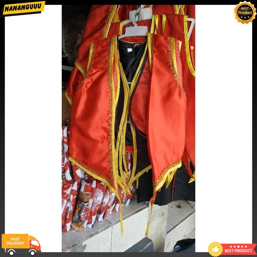 Setelan Celana + Rompi Baju Bujang Ganong Anak Usia 3 - 12 Tahun / Baju Ganong Full Set / Kostum Pen