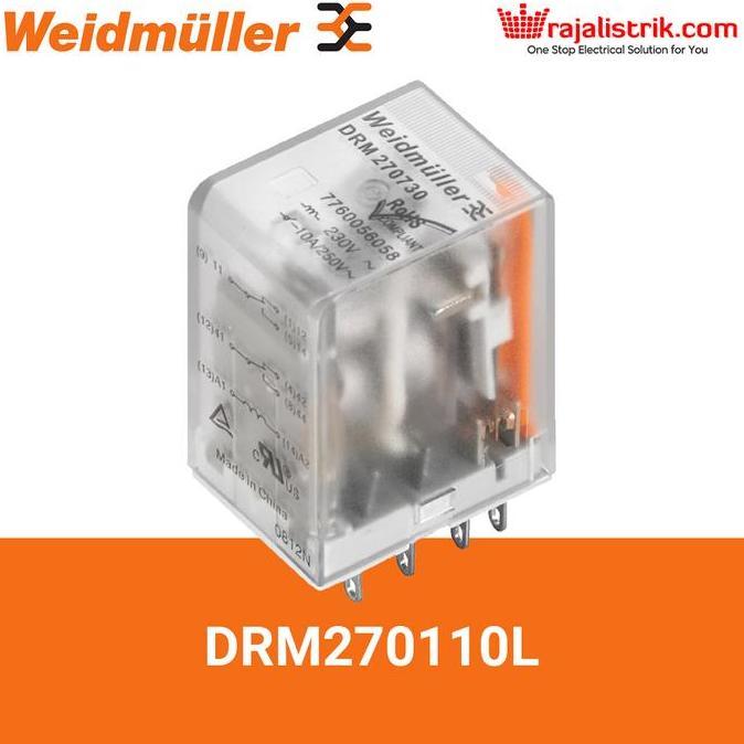 Weidmuller Drm270110L 7760056062 Relay 110 V Dc Restock