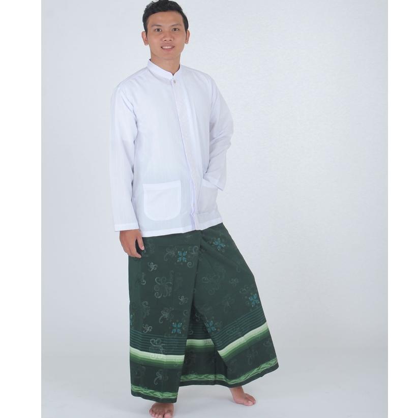 OFFICIAL SUMBERREJEKIJEANS - BAJU KOKO PUTIH LENGAN PANJANG BORDIR TERMURAH (BONUS DUS)