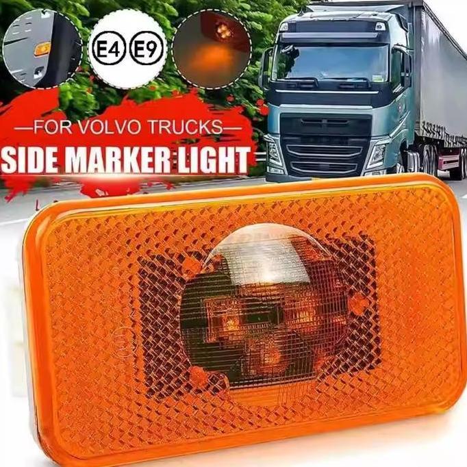 MORIFOYU 10pcs Lampu Sein Samping Truk LED Lampu Variasi Truk Lampu Volvo Lampu Truk Lampu Led Trukl