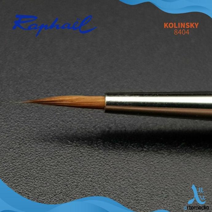 Colore- Raphael 8404 Kolinsky Sable Watercolor Brush Fine Point Round | Kuas Cat Air Profesional Art