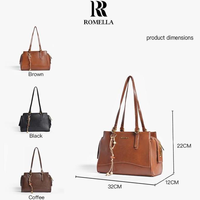 Tas Wanita Romella Tas Sholder Bag Wanita Fashion Elegan Berkapasitas Besar Serbaguna R073
