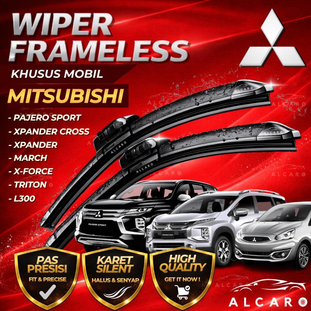 Alcaro Wiper Frameless Premium Mitsubishi Pajero Sport / Xpander / Xpander Cross / March / X-Force /