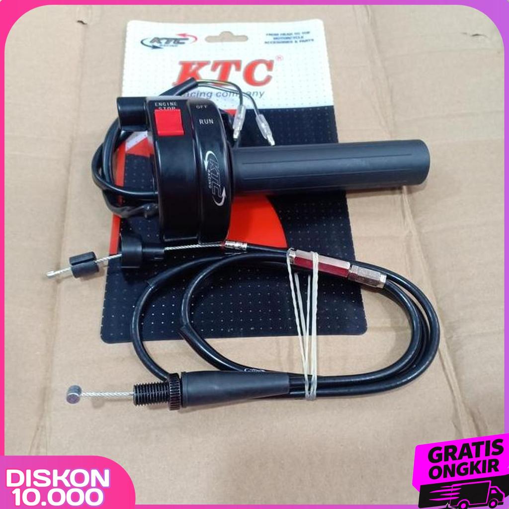 Gas Spontan Ktc Racing On Off Ninja 150 Rr/ Gas Kontan Ktc Krr/ Kr 150