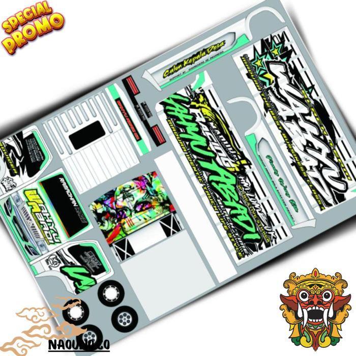 Pola Stiker Miniatur Truk Wahyu Abadi 02