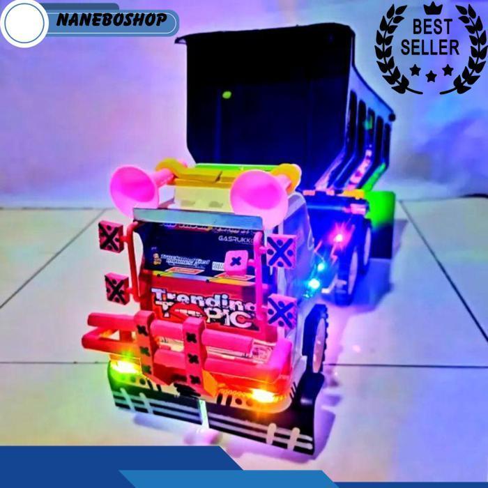 Mobilan Truk Miniatur/ Mainan Anak Dump Truk Besar