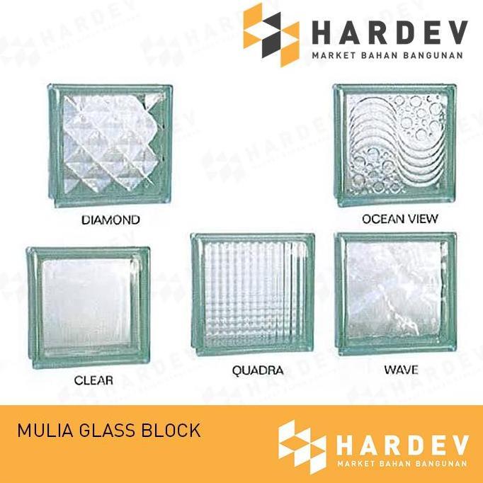 Glassblok Mulia Wave Glassblock Glass Block Mulia
