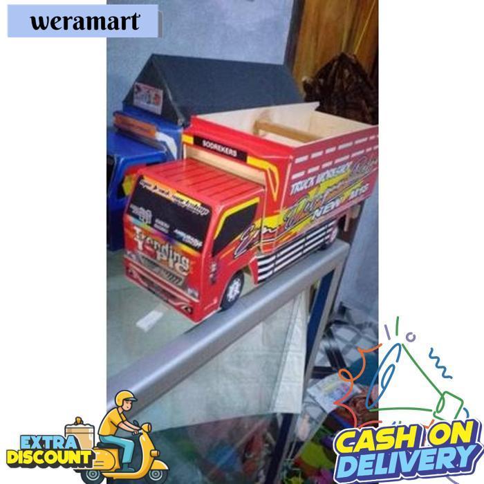 Stiker Miniatur Truk Oleng Panjang 48Cm