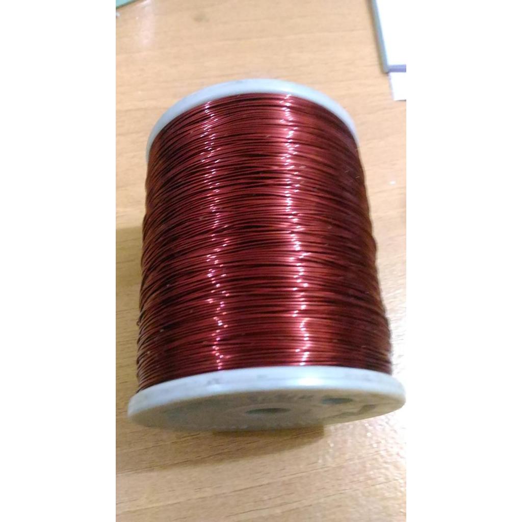 Kawat Tembaga Philips Jerman 0.43 Coklat Kemerahan Gelap/Merah Maroon