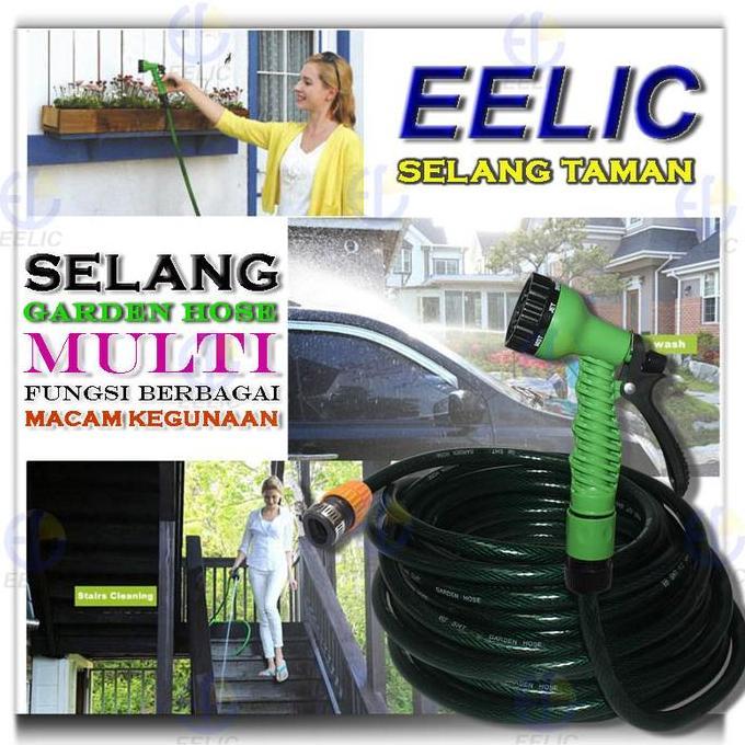 EELIC GAH-A30M GARDEN HOSE SELANG TAMAN 30 METER DAN DIAMETER SELANG 1/2" SELANG AIR MULTIFUNGSI ORI