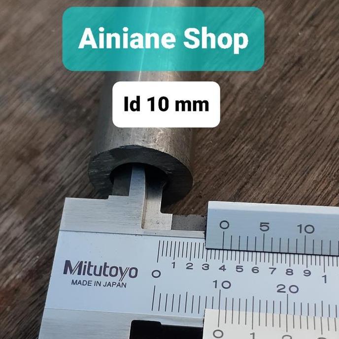 Pipa Besi Seamless Od 18 Mm / Id 10 Mm Tebal 4 Mm Panjang 100 Cm
