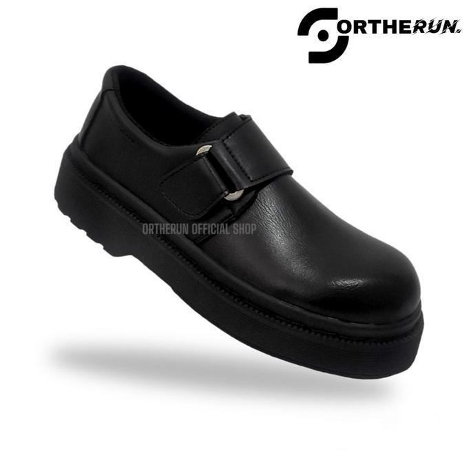 Ortherun - Sepatu Safety Wanita Slip On Safety Shoes Wanita Velcro Ujung Besi Sepatu Kerja Wanita Pr