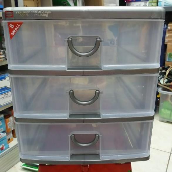 Promo Mini Container 3 Susun Shinpo SIP 355-S3/ Laci 3 Susun Sedang Shinpo Diskon