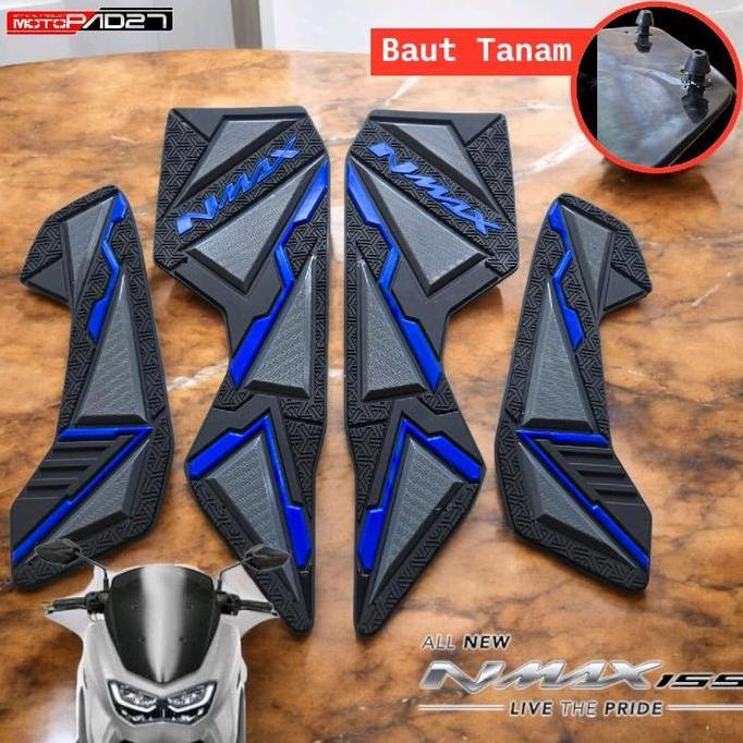 TERLARIS KAET MOTOR YAMAHA NMAX 2020 - 2023 STEP FLOOR NMAX 2020 - 2023 KARET PREMIUM