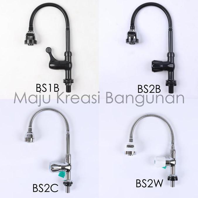 NEW KRAN ANGSA FLEKSIBEL NEW SOLIGEN PVC KERAN CUCI PIRING TANAM SINK ORI