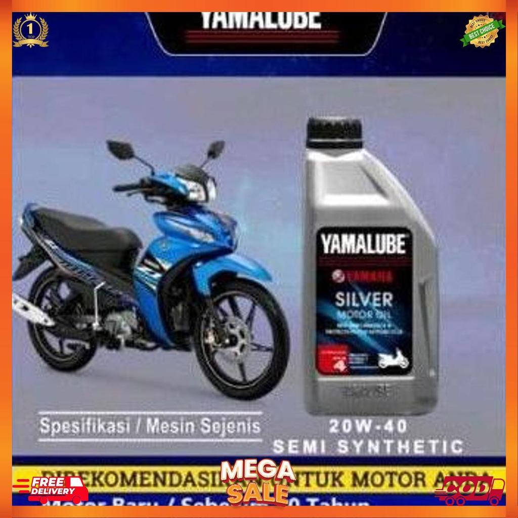 Oli Mesin Motor Bebek , Matic Yamalube Silver Ori 800Ml 0,8Liter [S1]