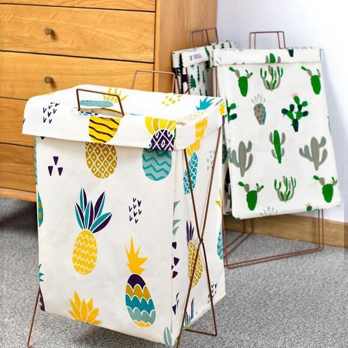 TERLARIS STARLHT LAUNDRY BAG KERANJANG BAJU KOTOR RAK PENYIMPANAN BAJU HSB217