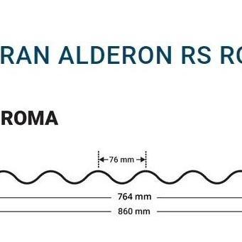 TERLARIS Alderon RS Roma Panjang 6 Meter - uPVC Single Layer White gratis ongkir