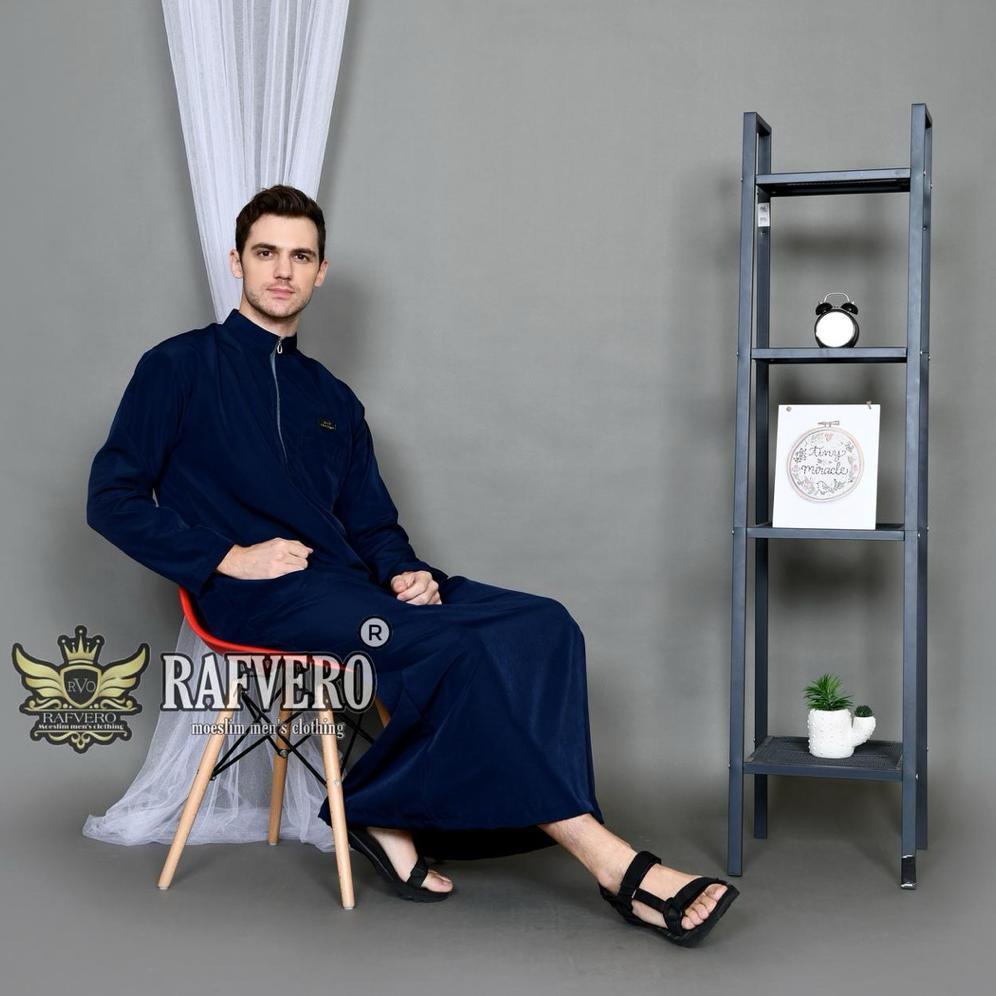 Exclusive Jubah Khaleed Pria - Jubah Katun Toyobo Premium - Gamis Pria Dewasa Hitam Polos- Gamis Pri