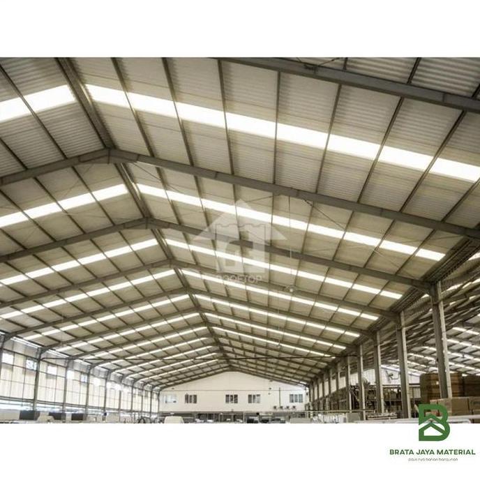 TERLARIS Atap uPVC Rooftop I Series Rumah Gedung Ruko Semi Transparan 1 Meter gratis ongkir