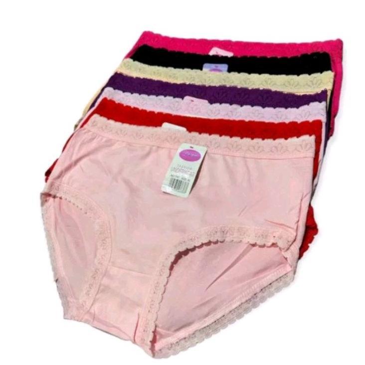 Favorit 6Pcs Celana Dalam Wanita Dewasa Full Renda 717 / Cd Wanita Full Renda Size L-Xxl
