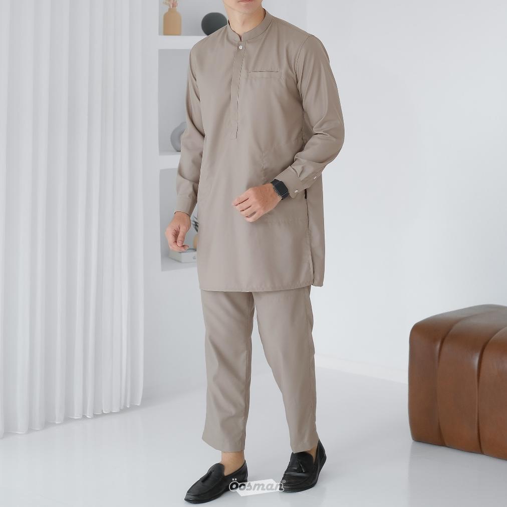 Recommended Oosman - Kurta Koko Setelan Pria Dewasa Pakistan Premium Lengan Panjang
