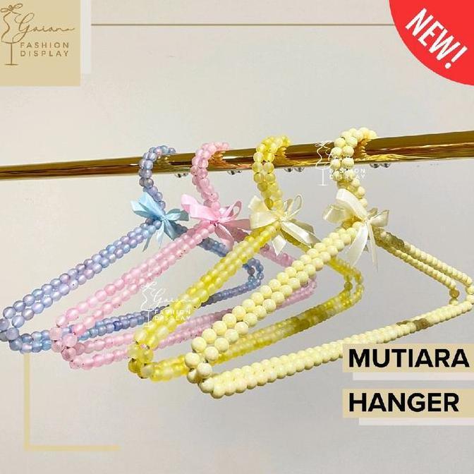 TERLARIS GANTUNGAN BAJU MUTIARA  HANGER MUTIARA GANTUNGAN BAJU PEARL HANGER MONTE HANGER MANIK MANIK