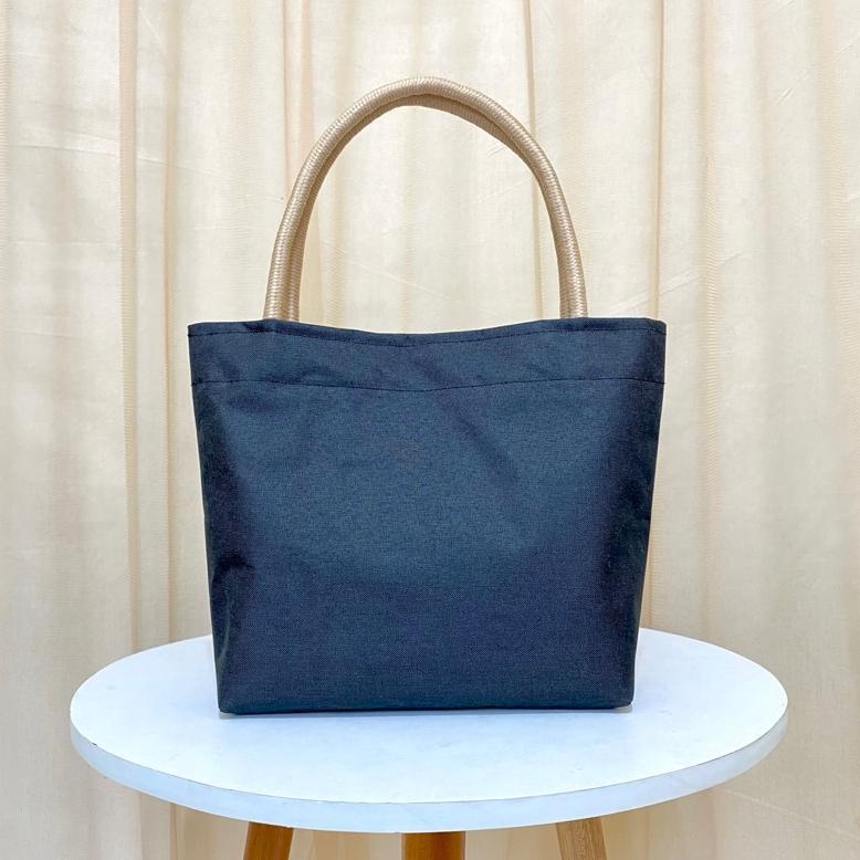 Terbaru Tas Jinjing Tali Sumbu Mini Handbag Kecil Tas Mukena Tas Tote Bahan Denim Tebal Anti Air