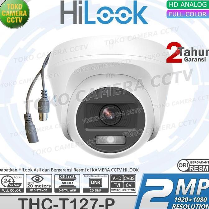 KAMERA INDOOR 2MP COLORVU HILOOK CAMERA HILOOK 2MP COLOR BERWARNA