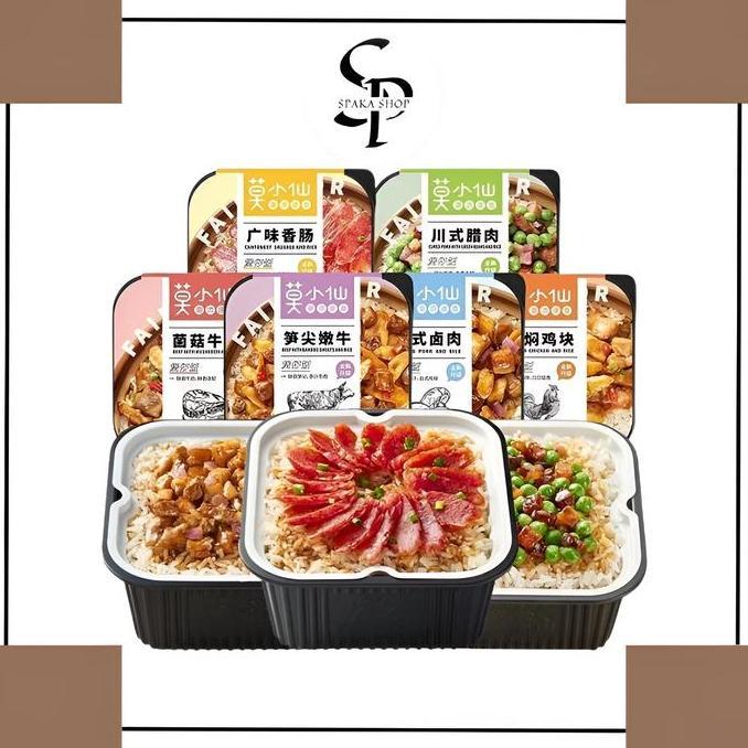 Bekor.sahdiyah - Mo Xiaoxian Hotpot Self-Heating Rice Instant Hotpot Nasi Box Instan Claypot Nasi Ko