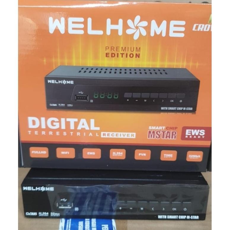 VELISSASTORE SET TOP BOX WELHOME SET TOP BOX DVB T2 MSTAR 01 02 03 DVBT2 ORIGINAL