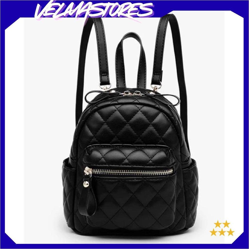 Tas Ransel Wanita Cantik Premium Import Dollyn Cabella Ransel Azela Ransel Mini Kulit Sintetis Jait-