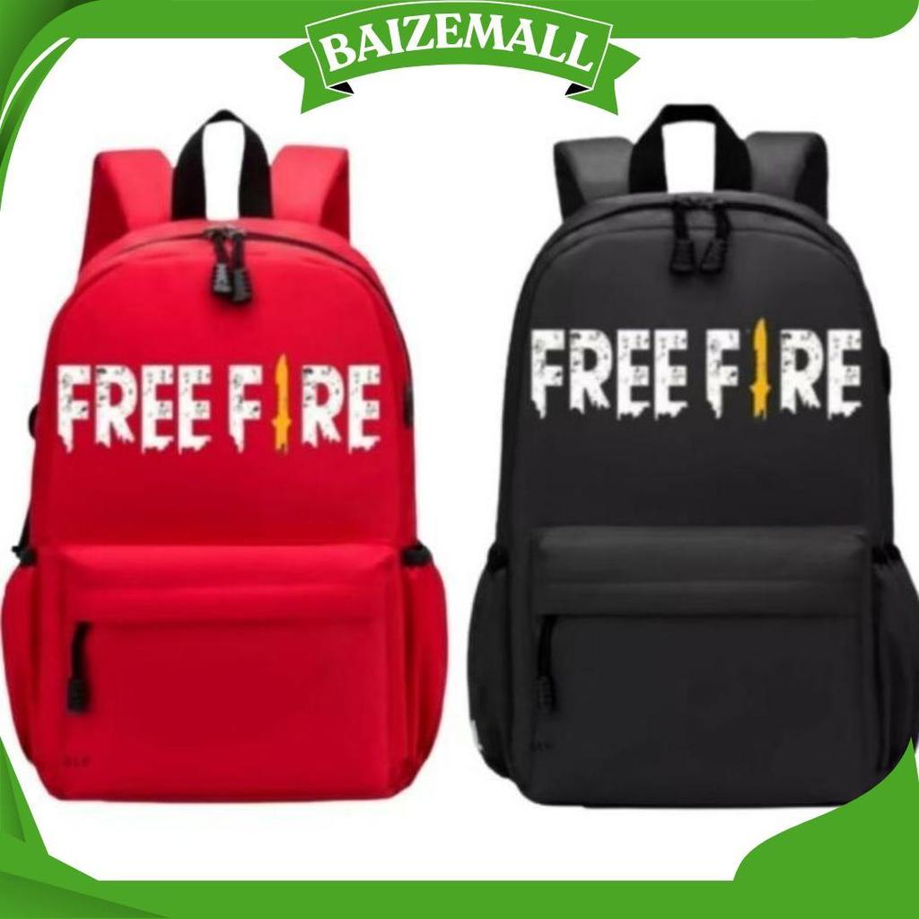 Ransel Backpack Anak FREE FIRE ransel anak termurah / FF / BOOYAH / tas gandong / ransel anak sekola