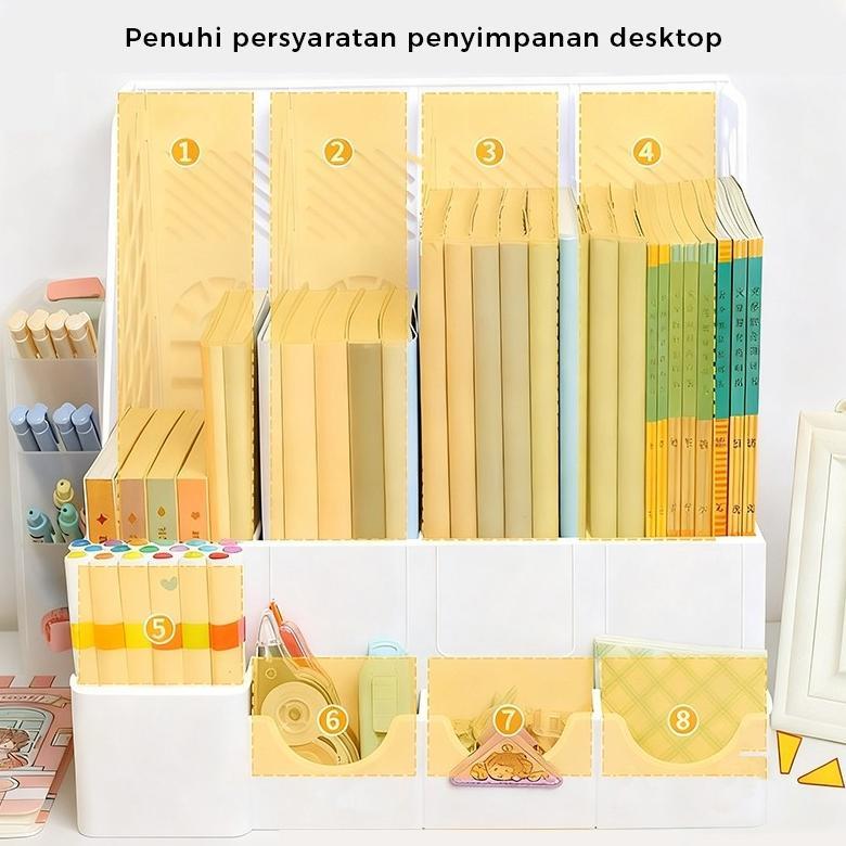 exclusive fivevoo rak dokumen kantor/ tempat penyimpanan/ organizer stationery & dokumen/rak standin