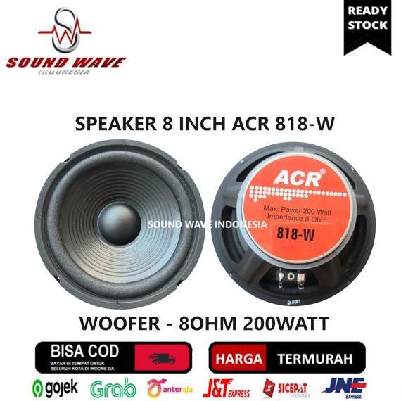 TERLARIS SPEAKER ACR 8 INCH 818-W WOOFER