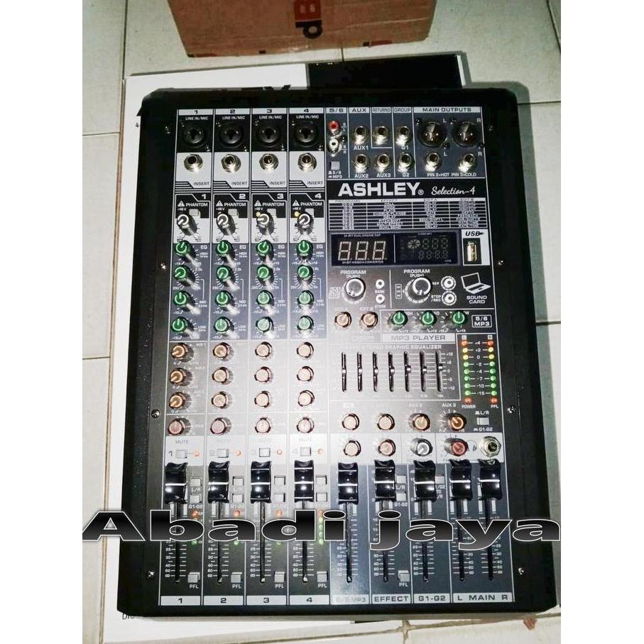 TERLARIS MIXER ASHLEY SELECTION 4 ORYGINAL 4 CHANNEL ASHLEY SELECTION4