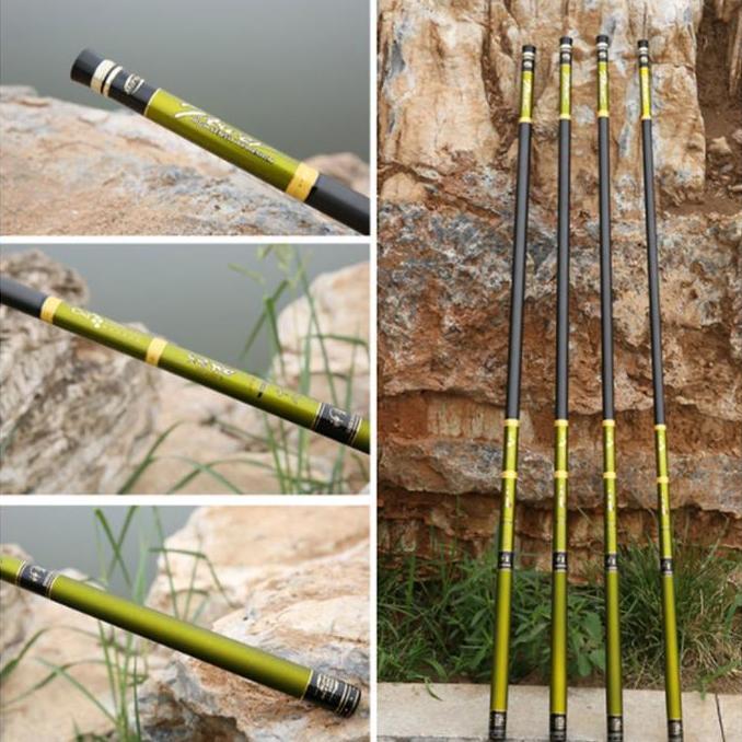 DUDLEY Joran Pancing Pole Tegek Carbon Fiber Telescopic
