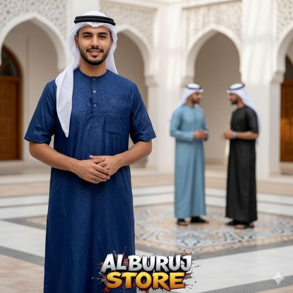 wajib punya gamis pria premium motif embos terbaru/gamis pria premium/kurta pria embos/jubah saudi m