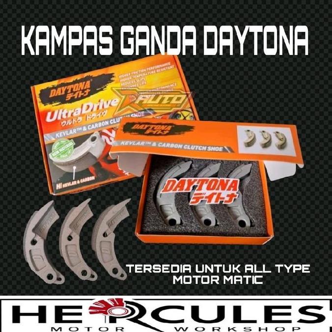 Kampas Daytona Ori Original Upgrade Cvt/Mio Sporty/Mio J/Mio Z/Mio Soul/Mio Soul Gt/Mio M3/Mio Smile