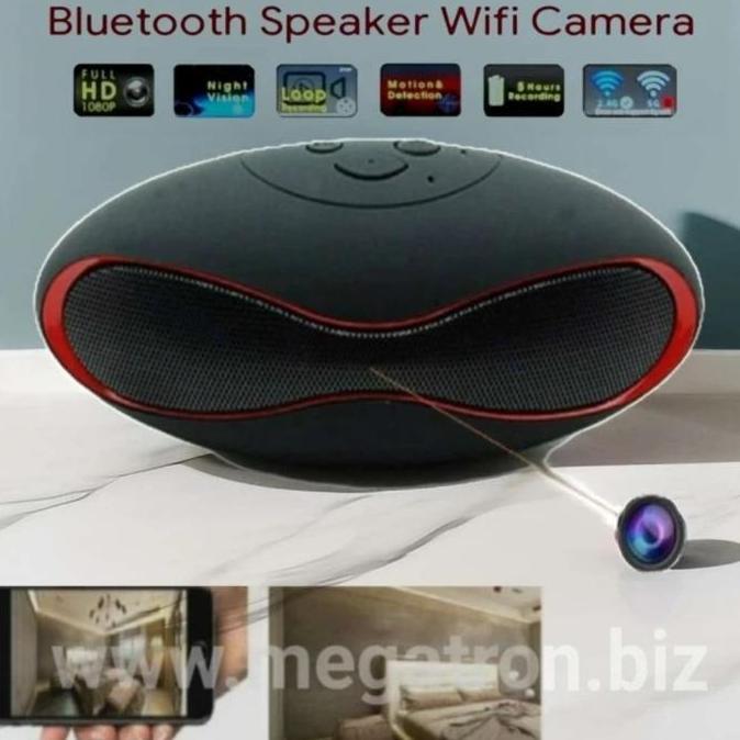 Bluetooth Speaker Wifi Spy Camera iOS/Android