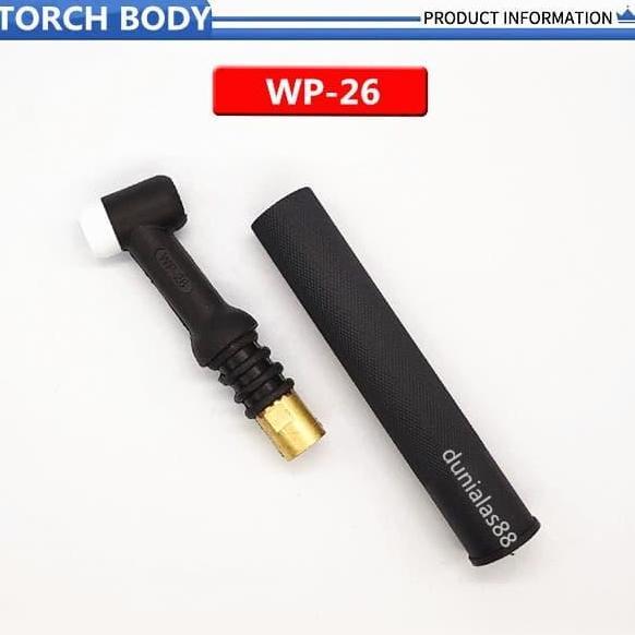 Straight Torch Body/Torch Head Wp-26 Untuk Wp-26 Tig Welding Torch