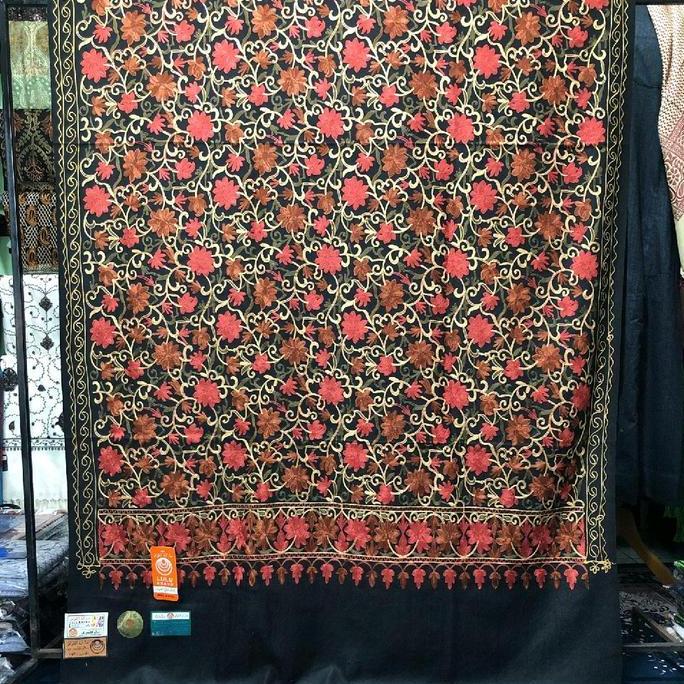 Sorban Kashmir Brand Lulu Full Sulam Bordir Timbul Surban Kashmiri