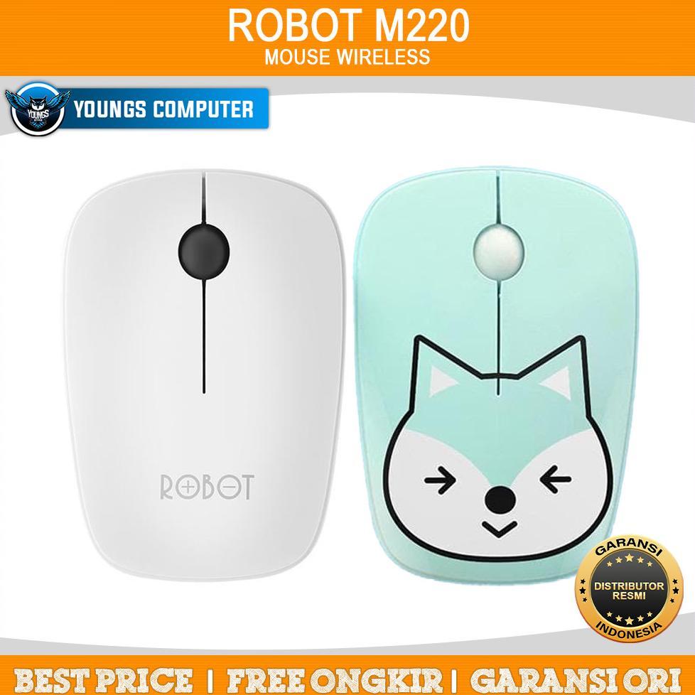 Mouse Wireless M220 2.4GHz USB Cherry Scroll Optical 1600DPI Diskon