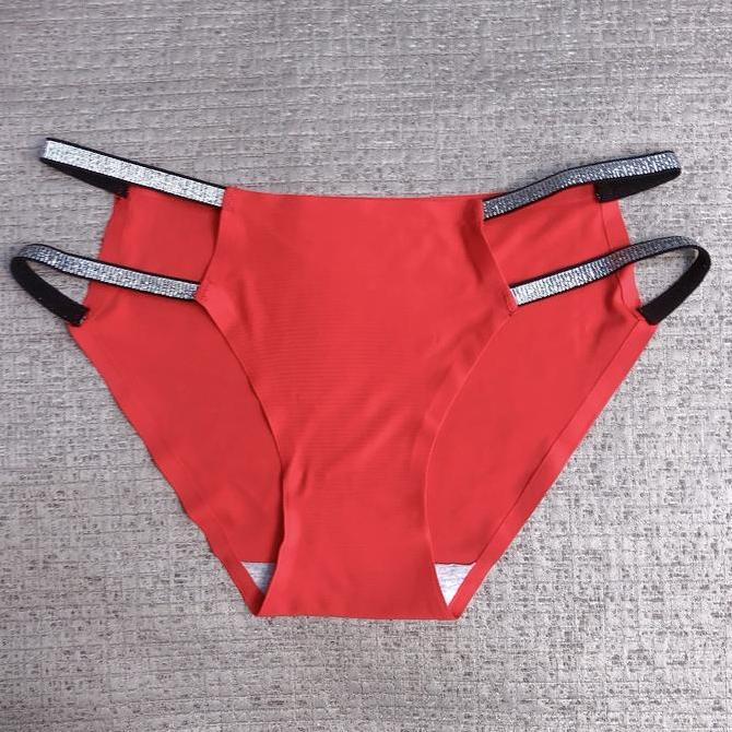 [Nl] Cd Brief Sexy Wanita Kolor Katok Traceless Icesilk Dingin Lembut Cewe Cwe Remaja Dewasa Sexy Ho